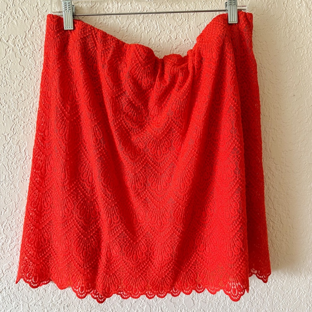 NWOT Elastic Waist JCrew Lace Skirt